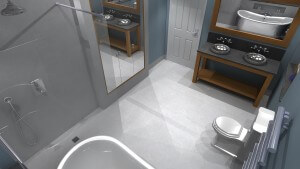 Family bathroom design 1 image 2