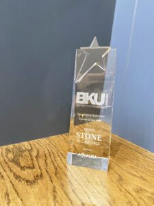 Omnichannel Bathroom Retailer of the Year trophy