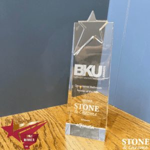 Omnichannel Bathroom Retailer of the Year trophy.