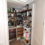 24. A view inside the secret pantry.