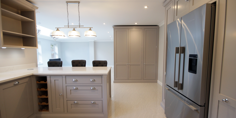 Our client wanted lots of storage and this kitchen has storage aplenty.
